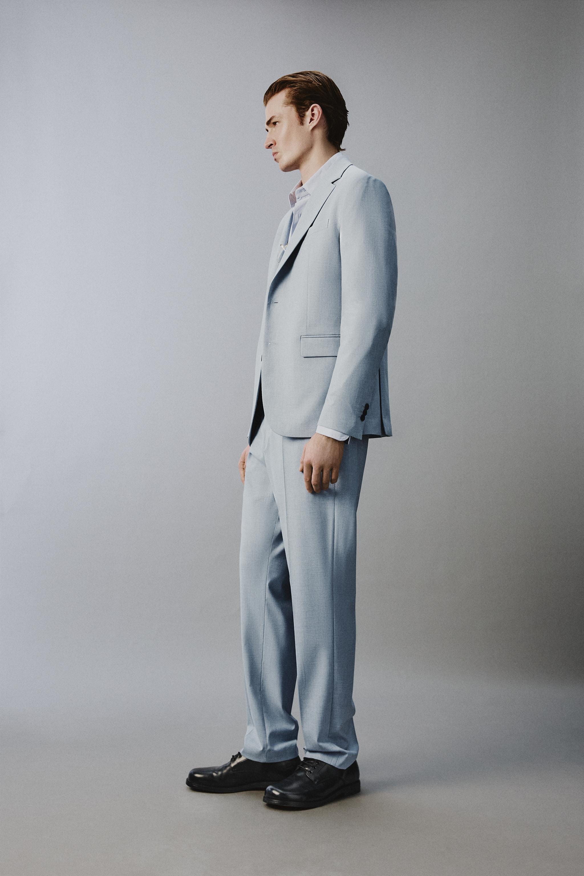 SLIM FIT SUIT PANTS